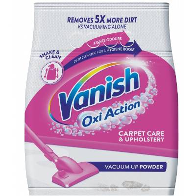 Vanish Shake & Clean prášek na čištění koberců 650 g