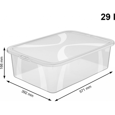 Rotho Úložný plastový box Lona 29 l