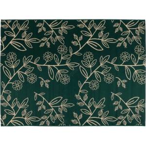 Multidecor Външен килим JUNGLE 120x170 см, зелен, с листен десен (MU0221)
