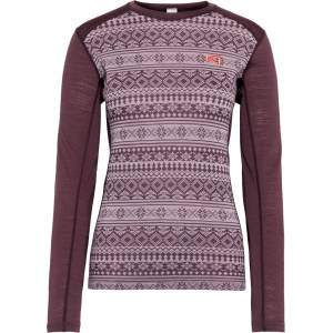 Kari Traa Дамско мериносово термобельо Kari Traa Women's Mina L/S Merino base layer - Cocoa Powder - размер XS (115-2345-0311)