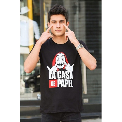 Madmext Мъжка тениска 4017 - Черна 285906 (285906_Черно)