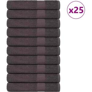vidaXL Кърпи за сауна FROGN 25 бр. Антрацит 80x200 см 360 г/м2 (136696)