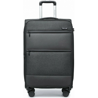British Traveller Suitcase čierny 75L