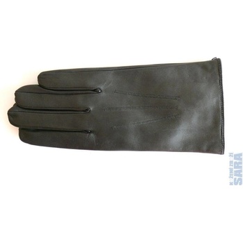 Napa kožené rukavice 1592 s patentem černé