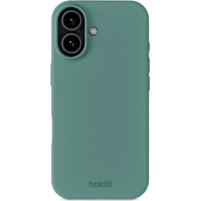 Holdit Гръб Holdit Silicone за iPhone 17 - Moss Green