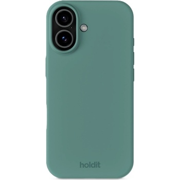 Holdit Гръб Holdit Silicone за iPhone 17 - Moss Green