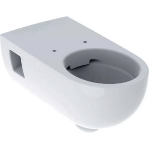 Geberit Selnova - Окачена тоалетна чиния, за хора с увреждания, Rimfree, бяла 500.693. 01.2 (500.693.01.2)