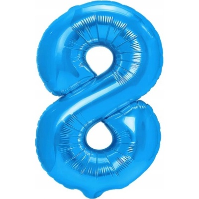 Foliový balónek PartyPal číslice 8 tmavě modrý 100 cm