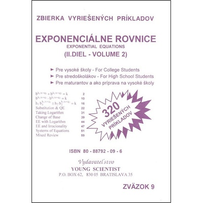Exponenciálne rovnice - II. diel - Marián Olejár, Iveta Olejárová