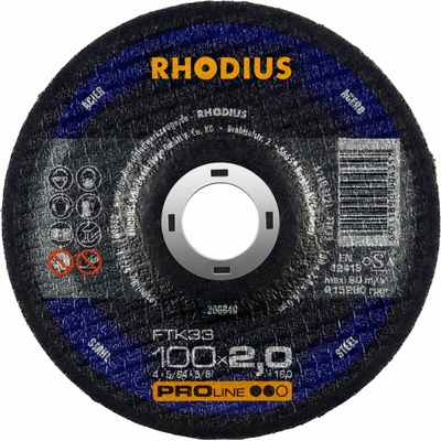 Rhodius Rezný kotúč 100 x 2,0 x 16,00 mm 200840