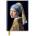Flame Tree Publishing Johannes Vermeer: Girl with a Pearl Earring (Foiled Journal) | Flame Tree Studio
