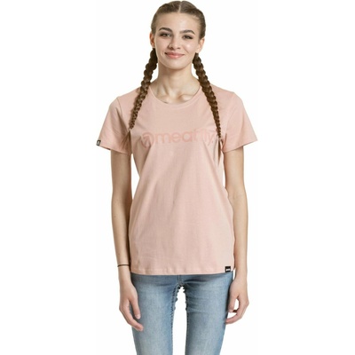 Meatfly дамска тениска Ladies MF Logo Sepia Rose | Розова Meatfly | Rozov | ЖЕНИ | XS