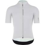 Q36.5 Мъжка фланелка с къс ръкав за колоездене Q36.5 Pinstripe Pro Cycling jersey - Ice Grey (056-3113-0212)