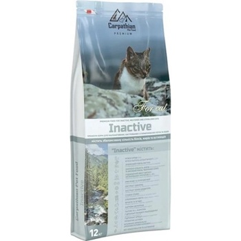 Carpathian Pet Food Carpathian Premium Cat Inactive, Castrated - суха храна за кастрирани и слабо активни котки от всички породи с пилешко месо, 12 кг - Украйна