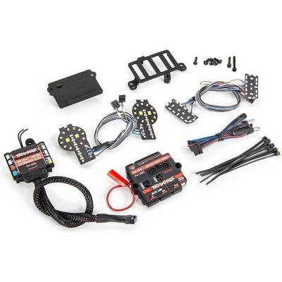 Traxxas Фарове комплект за катерач Traxxas Форд бронко Pro Scale LED light set, Ford Bronco (2021) complete with power module (includes headlights, tail lights, & distribution block) TRX9290 (TRX9290)