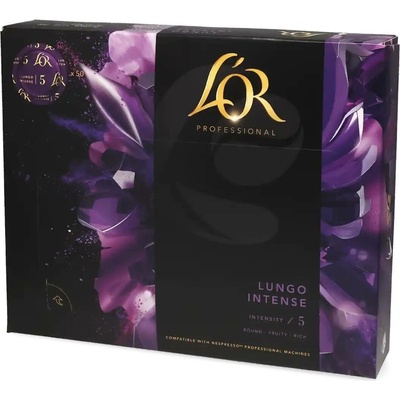 L‘OR Lungo Intense kávové kapsle do Nespresso Professional 50 ks