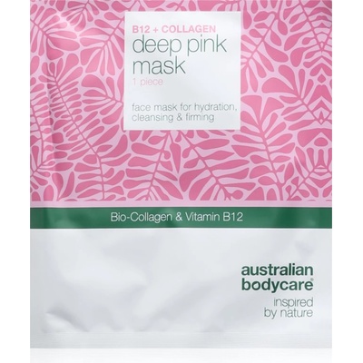 Australian Bodycare B12 + Collagen платнена маска за хидратиране и изпъване на кожата