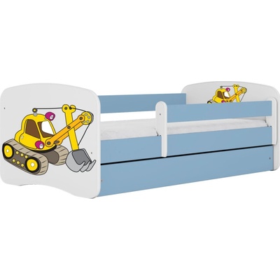 Kocot kids Babydreams bager modrá se šuplíkys matrací