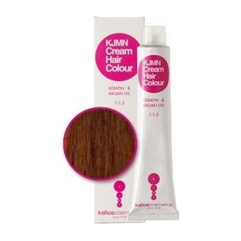 Kallos KJMN s keratinem a arganovým olejem 7.74 Oak Cream Hair Colour 1:1.5 100 ml