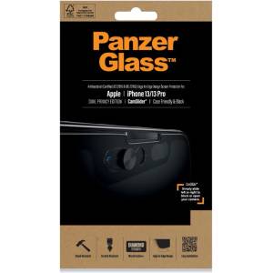Panzer Privacy Протектор с Selfie Плъзгач за iPhone 13 Pro / 13, PanzerGlass Camslider, Черен (5711724127489)
