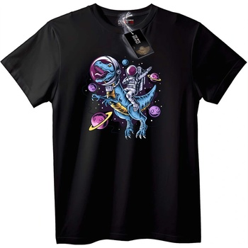 NOONEBRAND Тениска Дино Космонавт - M, Black