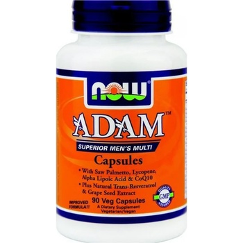 NOW Хранителна добавка Мултивитамини за мъже, Now Foods Adam Vitamin 90 veg. caps