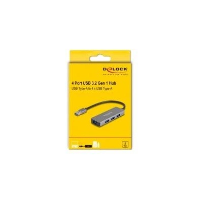 Delock USB3.2 HUB 4Port DeLOCK 4xUSB3.2 Grey