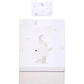 Image 1 of Lorelli Спален комплект от 3 части Lorelli - Little Rabbits, сив (20800016601)