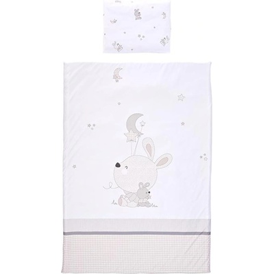 Lorelli Спален комплект от 3 части Lorelli - Little Rabbits, сив (20800016601)