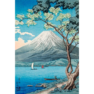 Plagát, Obraz - Mount Fuji from Lake Yamanaka, Hiroaki Takahashi, 26.7 × 40 cm