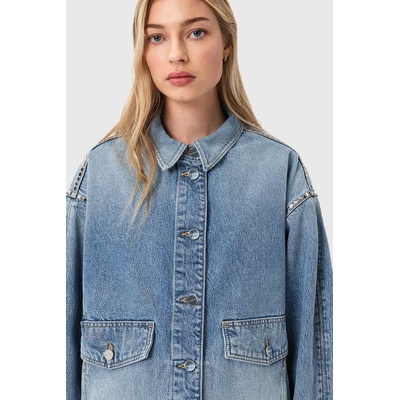 AllSaints Дънкова риза AllSaints HETTIE (W113PE)