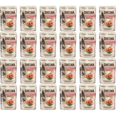 Shelma with salmon in sauce 24 x 85 g