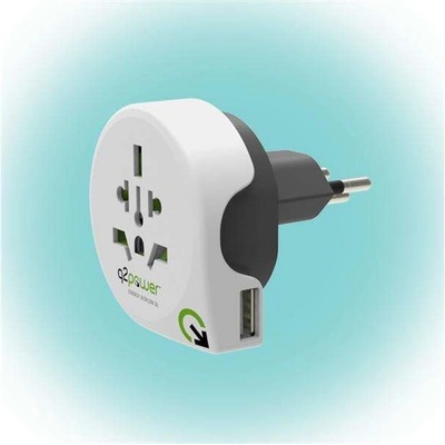 Home by Somogyi Адаптер за пътуване Q2 Power World to Switzerland USB (1.100210)