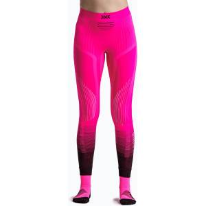 X-Bionic Дамски термоактивни панталони X-Bionic Invent Graphics fluo pink/x white