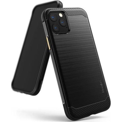 Ringke Противоударен Силиконов Калъф за iPhone 11 Pro, Ringke Onyx Case, Черен (8809688891656)
