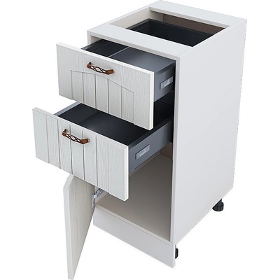 ИРИМ Долен кухненски шкаф Сити БФ-Бяло фладер-04-73 40 см