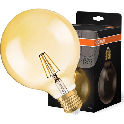 Osram G125 Sphere E27 6,5W = 52W 720 lm 2400K teplá bílá Vintage 1906