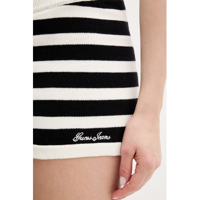 Guess Jeans къс панталон дамски памучен (W6GD72.Z3HM1)