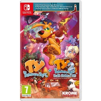 Image 1 of Krome Studios Ty the Tasmanian Tiger HD + Ty the Tasmanian Tiger 2 Bush Rescue (Switch)