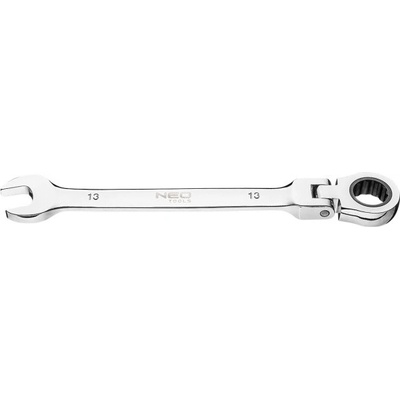 NEO Tools klíč ráčnový 13mm s kloubem a plochý 09-055
