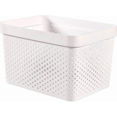 CURVER INFINITY 17L 36 x 27 x 22 cm, recyklovaný plast, biely 04740-040