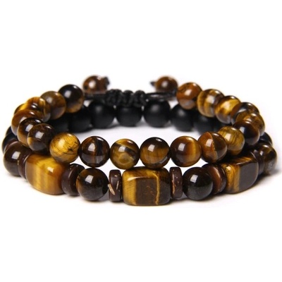 Naky sada náramků tygří oko stahovací N1027