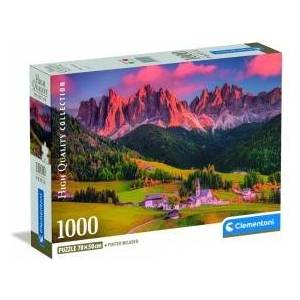 Clementoni -CLE puzzle 1000 Compact Magical Dolomites 39953