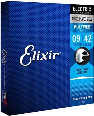 Elixir 12000 Polyweb 9-42 Струни за електрическа китара (12000)