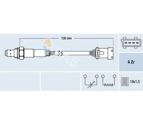 Lambda sonda FAE 77280