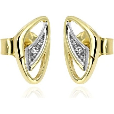 Zlatnictví U Kostela dámské náušnice lístečky 287ž