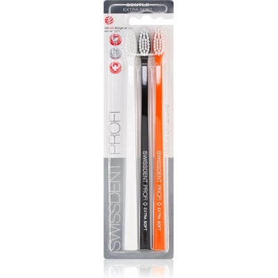 Swissdent Profi Gentle четка за зъби екстра софт 3 бр