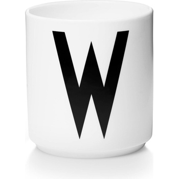 Design Letters Чаша халба aj буква w порцеланова (10201000w)