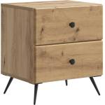 vidaXL Нощен шкаф Дъб артизан 43 x 34, 5 x 47, 5 см Инженерна дървесина (895463)