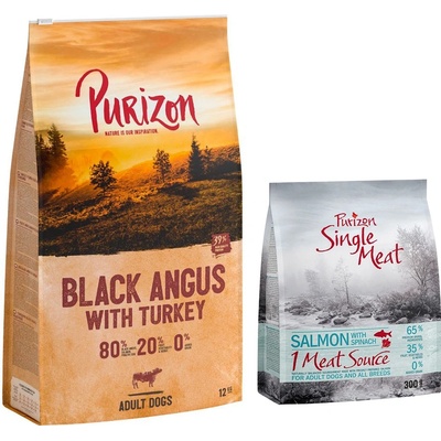Purizon Adult Black Angus hovädzie a morka bez obilnín 12 kg